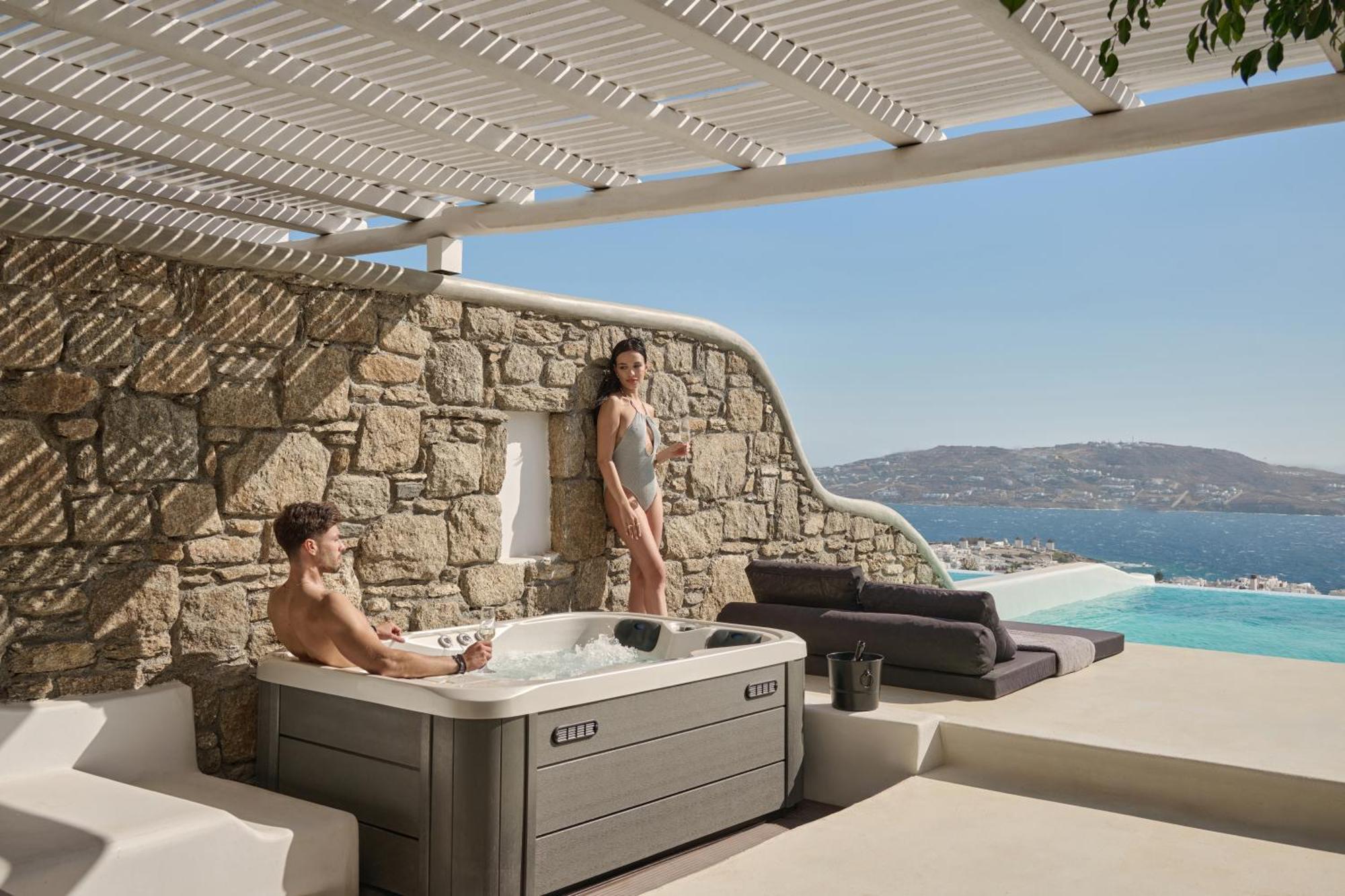 Olvos Luxury Suites Mykonos Mykonos Town Exterior photo