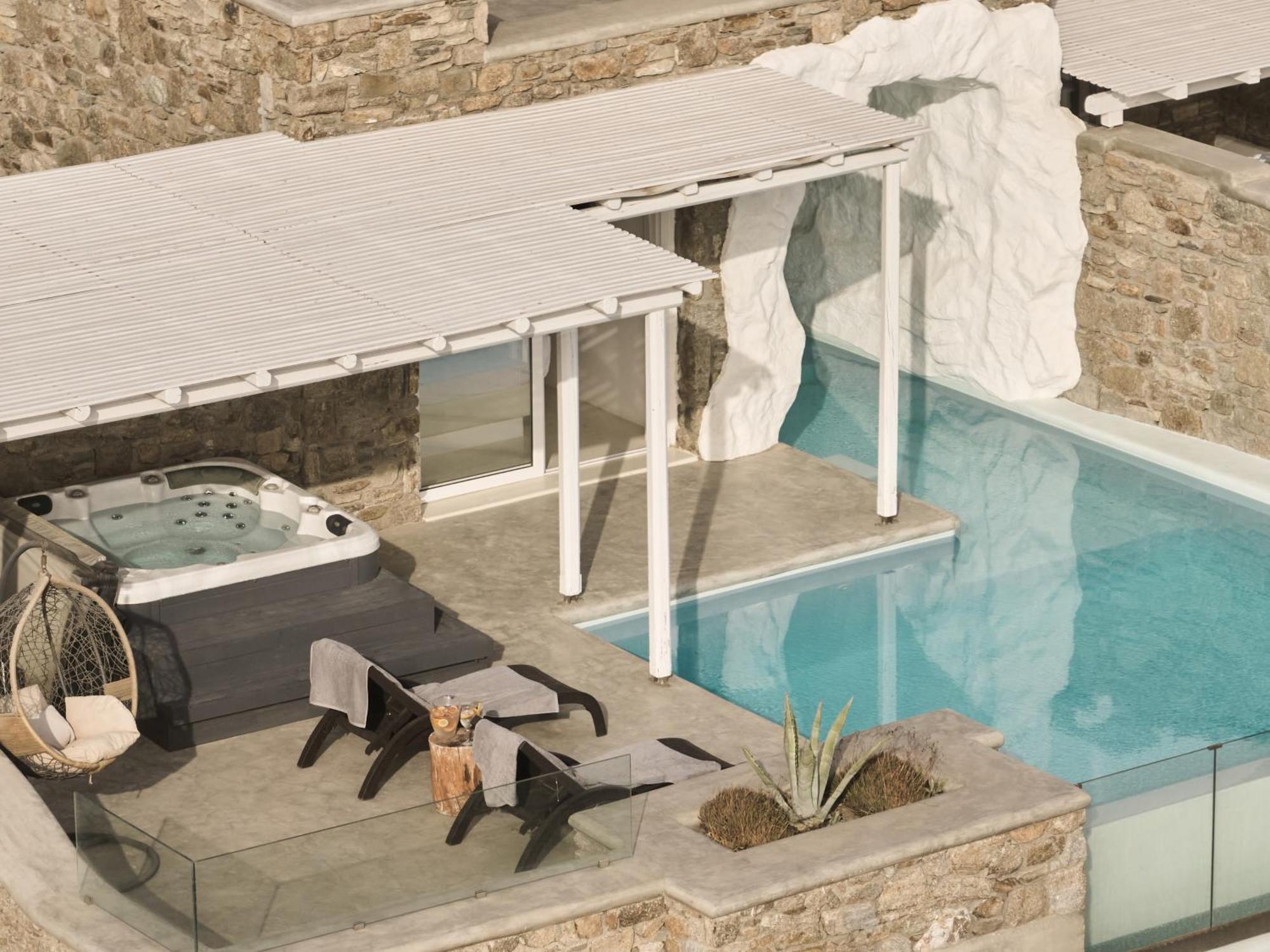 Olvos Luxury Suites Mykonos Mykonos Town Exterior photo
